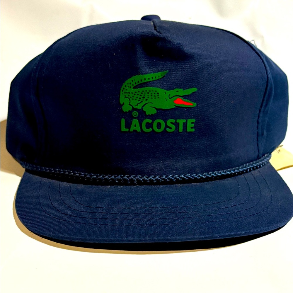 Lacoste snapback trucker hat. Brand new never worn with original tags!